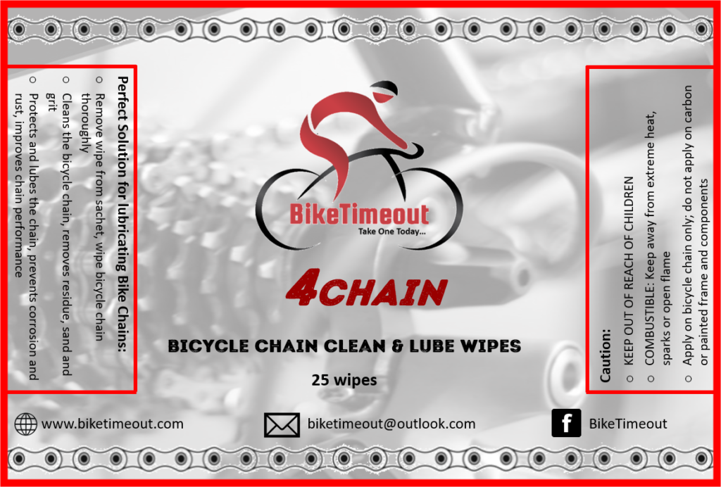 4Chain Bicycle Chain Clean&Lube Wipes